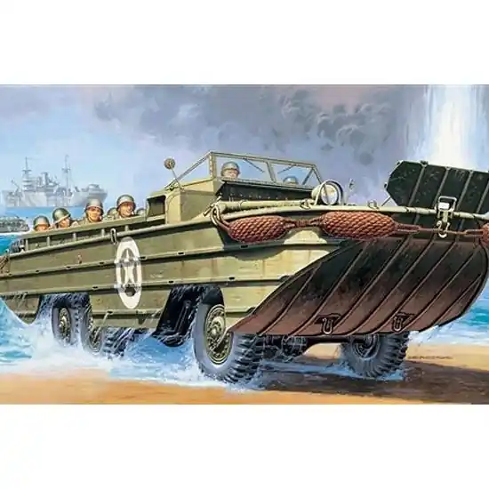 Bon Marché Maquette véhicule amphibie DUKW 1/35 - Italeri