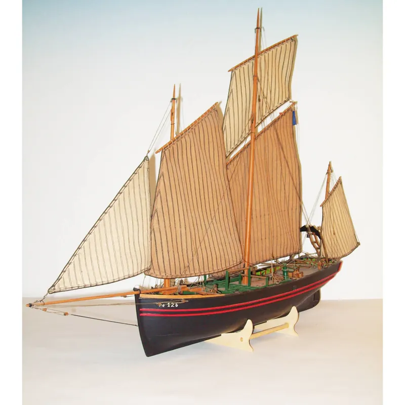 Offre Limitée Maquette en bois - Harenguier de Fécamp Marie Adélaïde - Soclaine