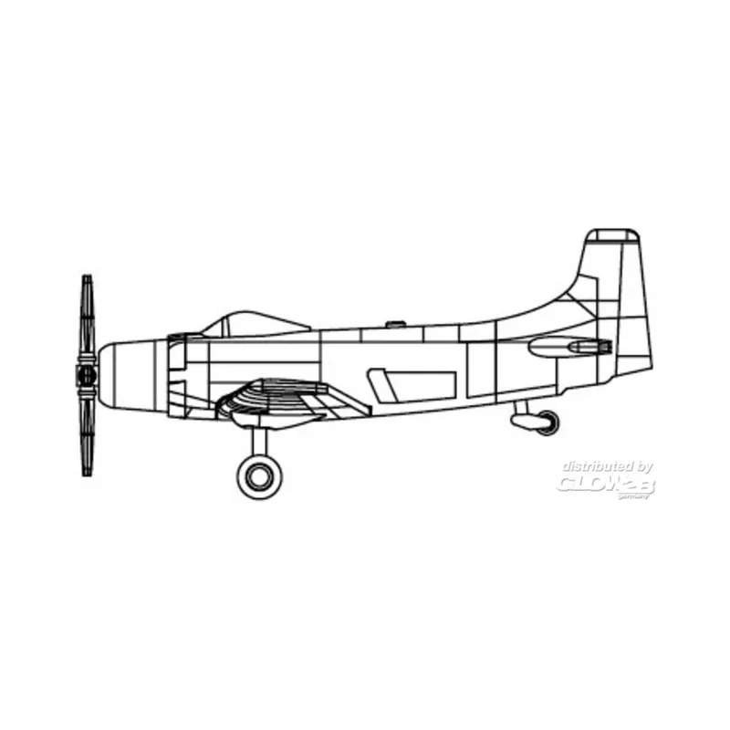 Maquette A-1 Skyraider Paiement Sécurisé