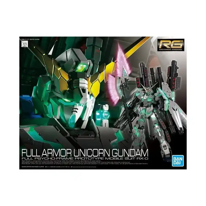 Promotion Gunpla Gundam – Maquette RG 1/144 Full Armor Unicorn