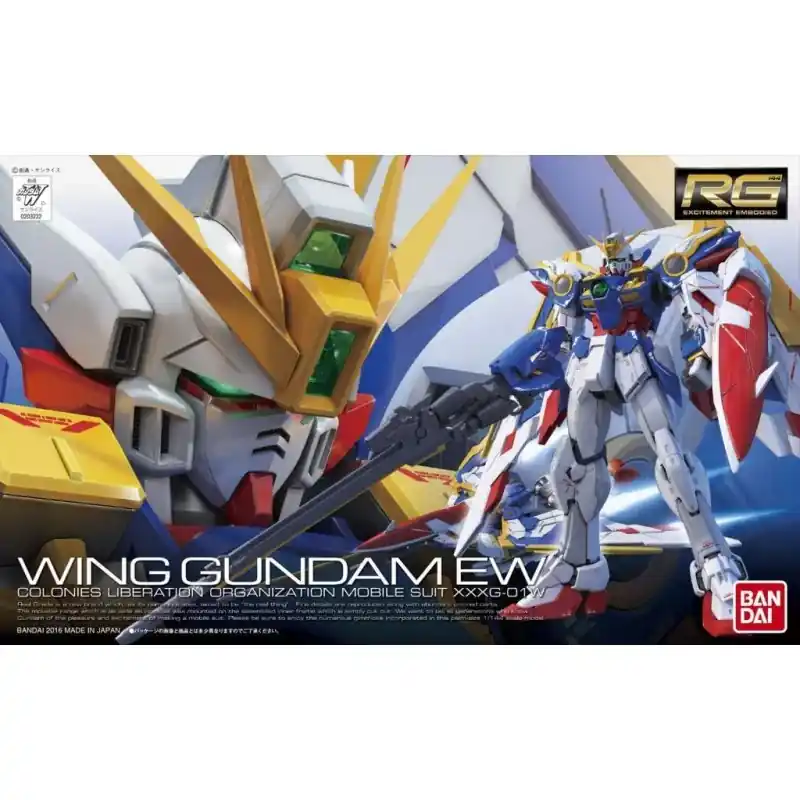 Gunpla GUNDAM - RG 1/144 XXXG-01W Wing Gundam EW - Model Kit 13cm Nouvel Arrivage