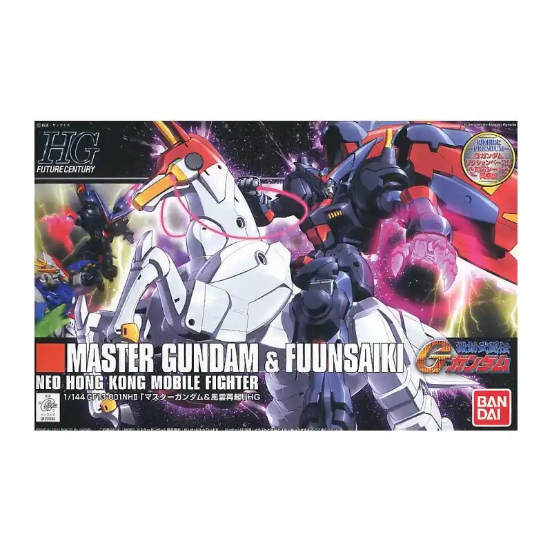 Gunpla Gundam – Maquette HG 1/144 Master Gundam & Fuunsaki Authentique