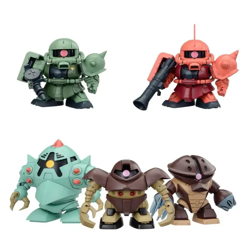 Achat Immédiat Gundam Gunpla SDBB Senshi Principality Of Zeon Mobile Suit Set 5Pcs