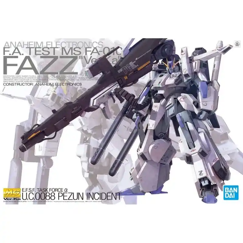 Gunpla Gundam Master Grade - Kit de modèle FAZZ Ver.Ka 1 100 Expédition Rapide