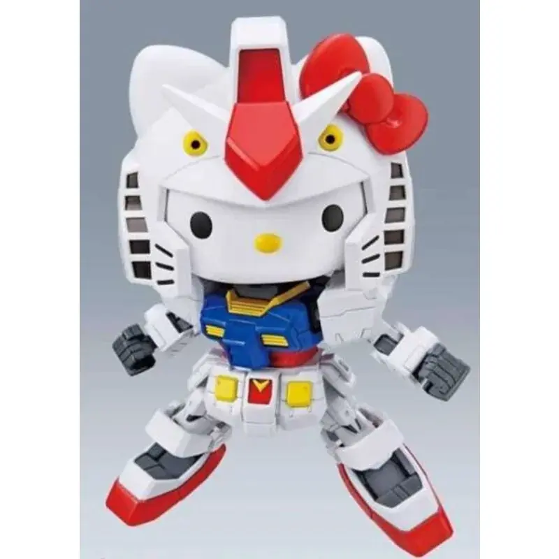 Marque Gunpla Gundam and Hello Kitty RX-78-2 Gundam SD Ex-Standard Model Kit