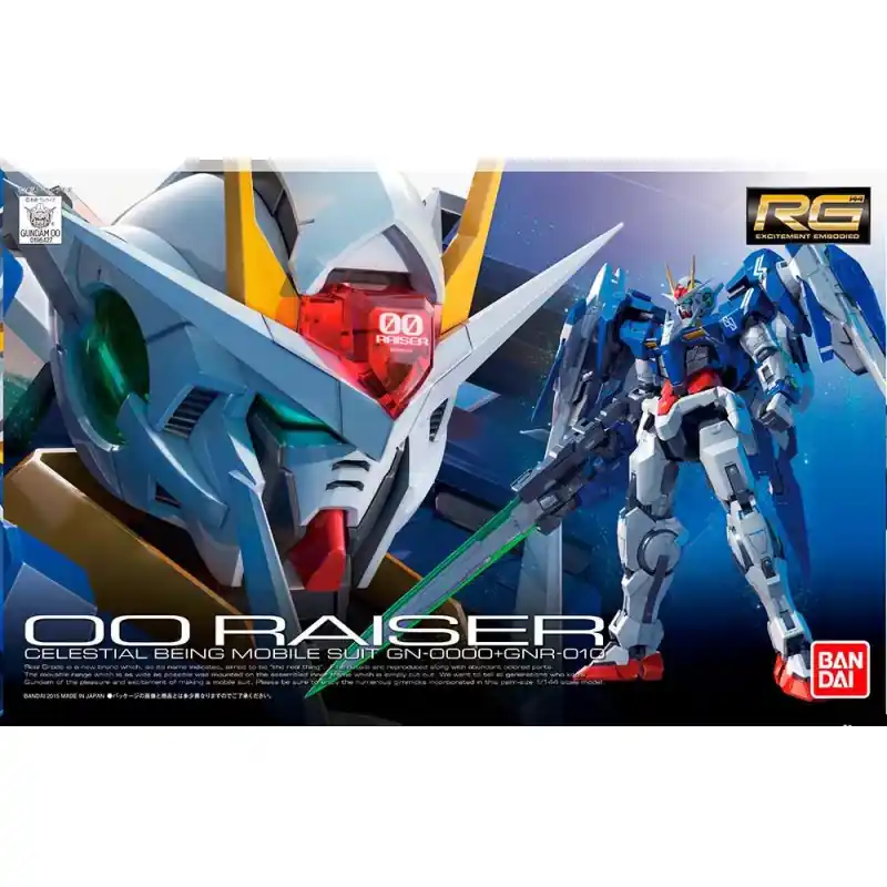Affaire À Saisir Gunpla RG 1/144 GN-0000 + GNR-010 OO RAISER 13cm