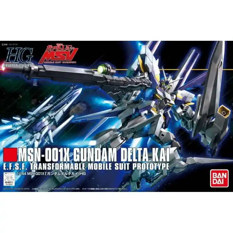 Solde Gunpla GUNDAM - HGUC 1/144 MSN-001X Delta Kai Gundam - Model Kit