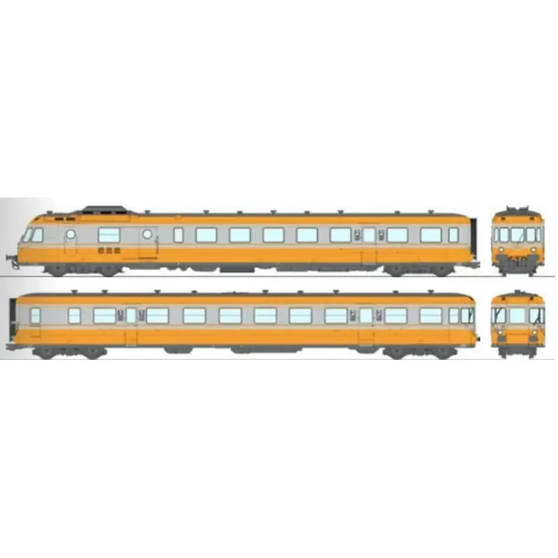Seulement Aujourd'hui Autorail diesel RGP 1 X-2732 - Ree Modèles MB262SAC - HO 1/87 - SNCF/TEE - Ep IV - Digital sound - 3R