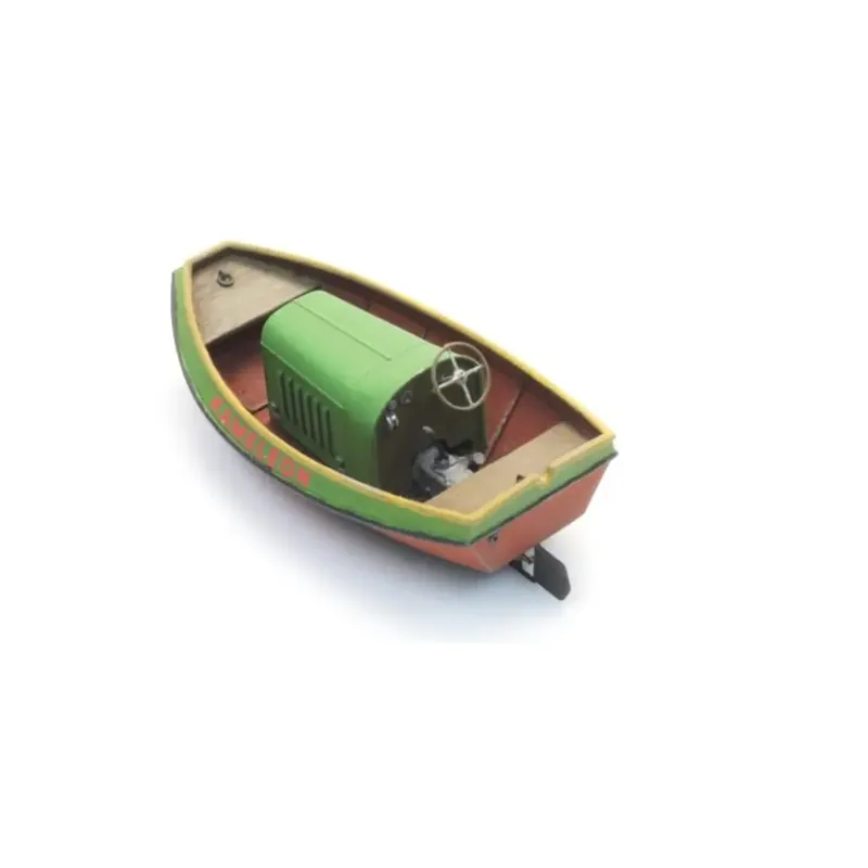 Vente Flash Bateau à moteur frison en acier, coque pleine - ARTITEC 387.588 - H0 - 1 87