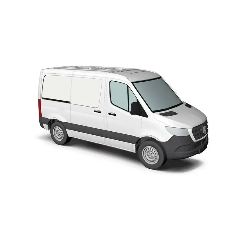 Nouvel Arrivage Fourgon Mercedes-Benz Sprinter Busch 53400 - HO 1/87 - livrée blanche