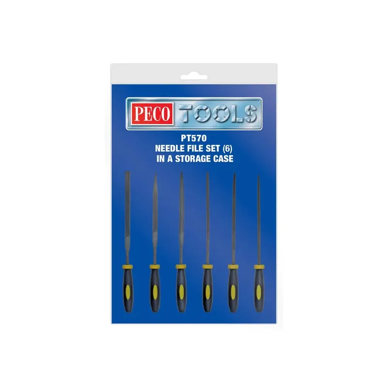 Jeu de 6 limes à aiguilles - Peco PT570 Soldes