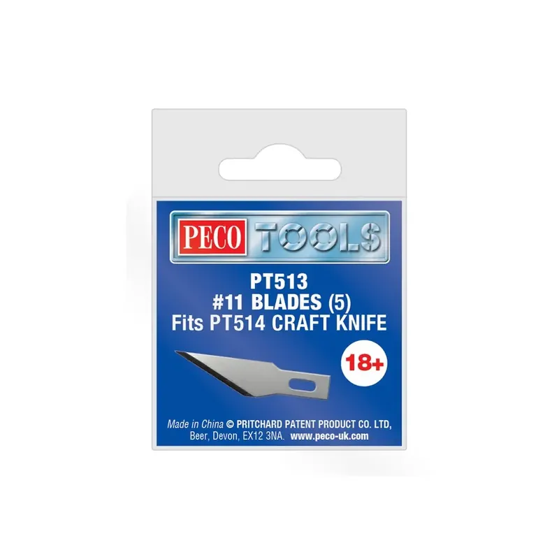 Petit Prix Lot de 5 lames de rechange n°11 - Peco PT513