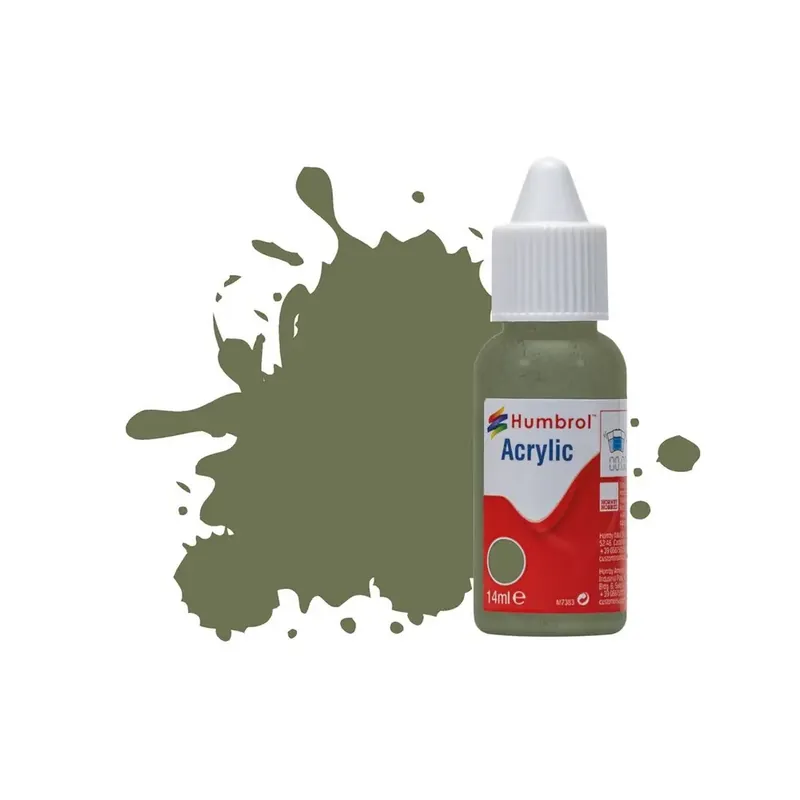 Dernier Modèle Peinture acrylique n°105 - couleur vert marine MAT HUMBROL DB0105 14 mL