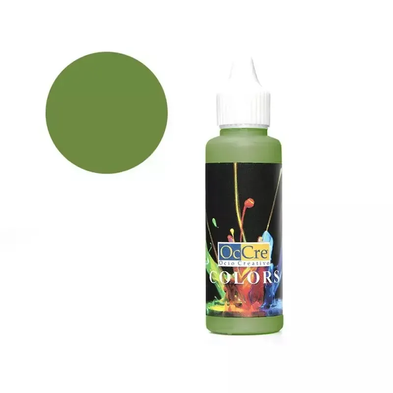 Commander Maintenant Peinture acrylique vert clair 30 ml - Occre 19314