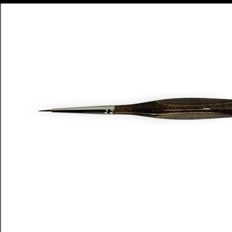 Pinceau en Poil de Martre Rouge Kolinsky - KOLIBRI 3331/3/0 - Manche laqué N°3/0 - Universelle Meilleur Choix