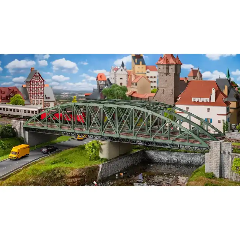 Pont en arc, 2 voies - FALLER 120507 - HO 1/87 Dernier Modèle