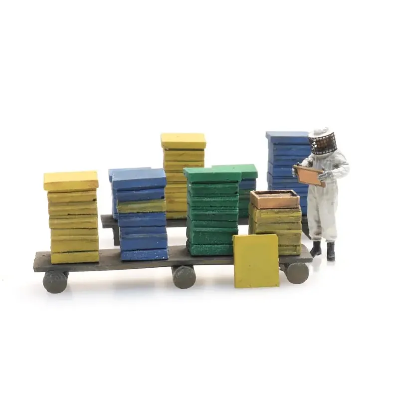 Certifié Ruches et apiculteur - Artitec AR387.477 - HO 1/87