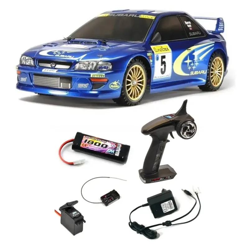 Subaru Impreza MC TT02 en kit + pack accu, chargeur, servo, télécommande - Tamiya 58631L - 1/10 Bon Plan