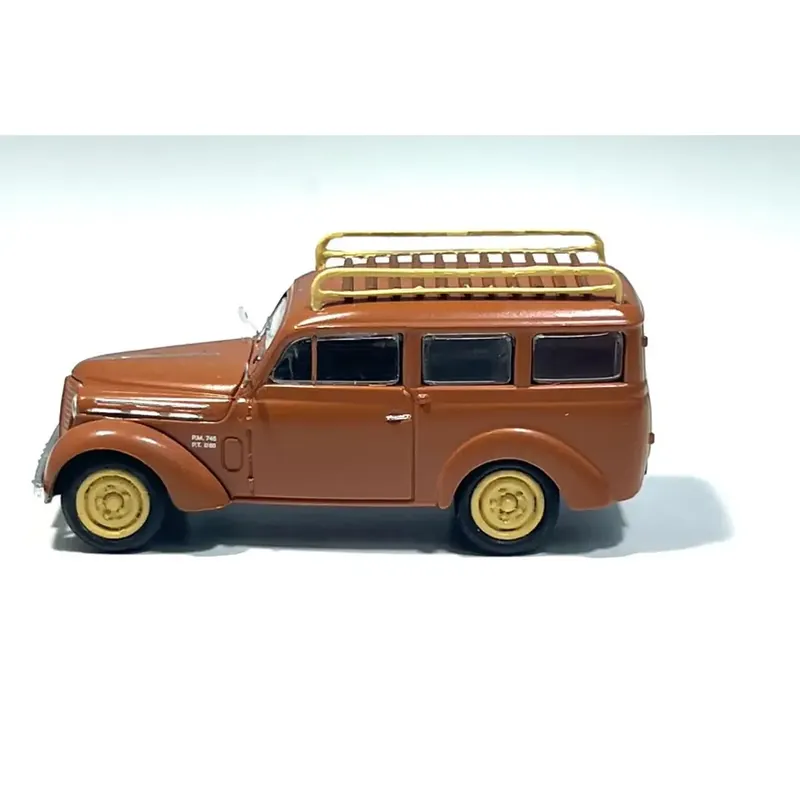 Voiture Renault Juvaquatre familiale marron - REE CB 210 - HO 1/87 Commander Maintenant