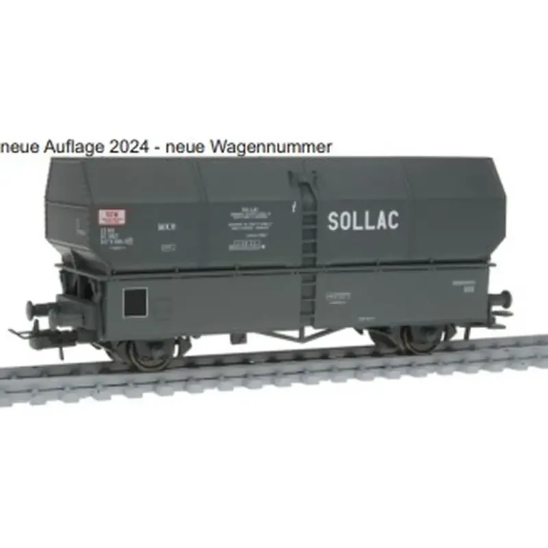 Wagon Trémie SOLLAC - Makette 4781.5 - HO 1/87 - SNCF - EP IV - 2R Produit De Marque