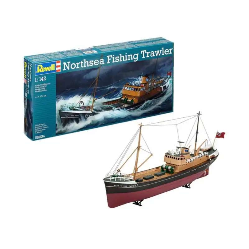 REVELL 05204 MAQUETTE BATEAU CHALUTIER DE LA MER DU NORD 1/142 Achetez Aujourd'hui