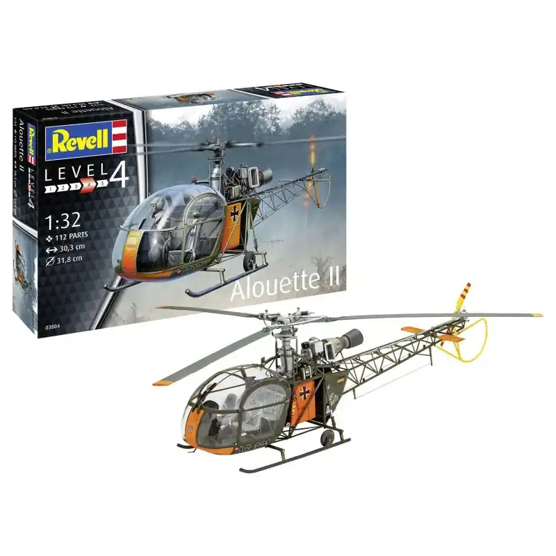 Populaire REVELL 03804 MAQUETTE HELICOPTERE ALOUETTE II 1/32
