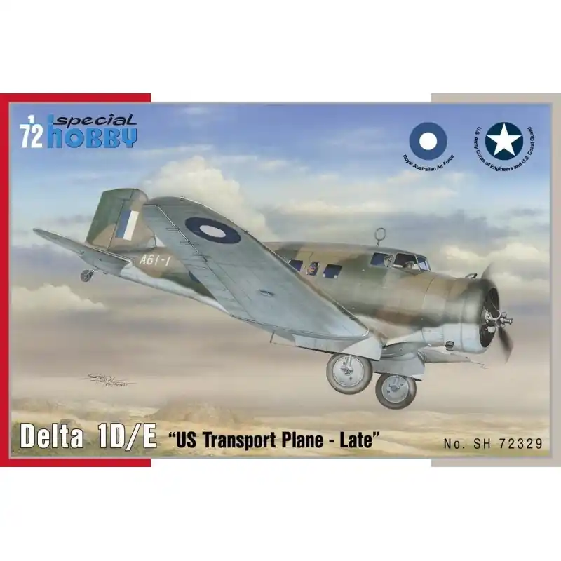 Achat Immédiat SPECIAL HOBBY 72329 MAQUETTE AVION DELTA 1D/E US TRANSPORT PLANE 1/72