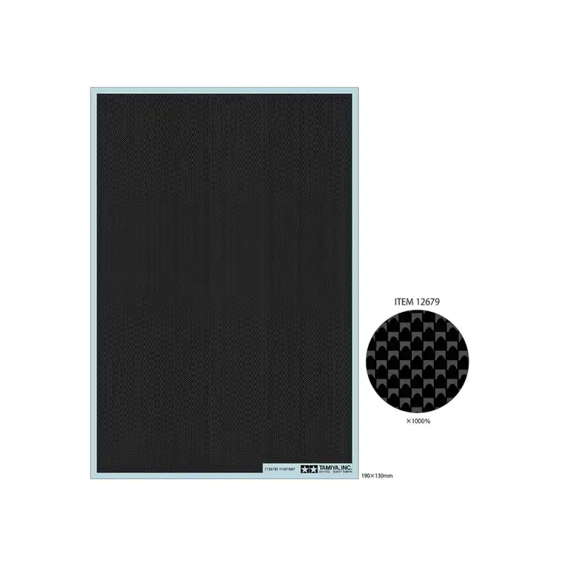 Prix Promo TAMIYA 12679 AUTOCOLLANT À MOTIF CARBONE (TISSAGE UNI/FIN) 1/24