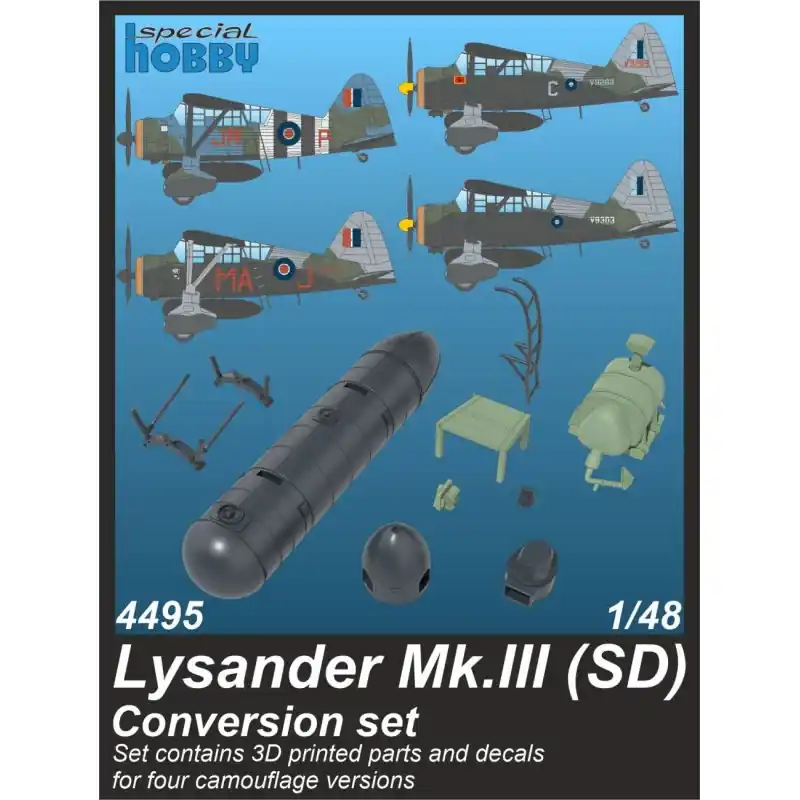 CMK 129-4495 DETAIL SET LYSANDER MK.III (SD) CONVERSION SET 1/48 Populaire