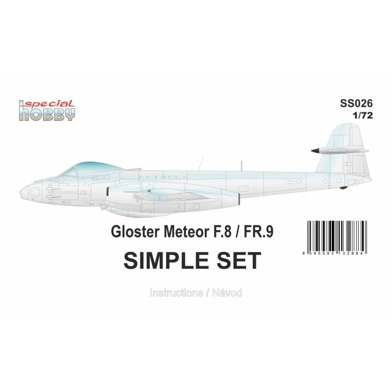 Certifié SPECIAL HOBBY 100-SS026 MAQUETTE METEOR MK.8/9 SIMPLE SET 1/72