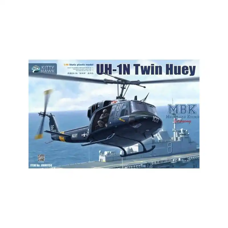 KITTY HAWK 80158 MAQUETTE HELICOPTERE BELL UH-1N TWIN HUEY 1/48 Meilleur Prix