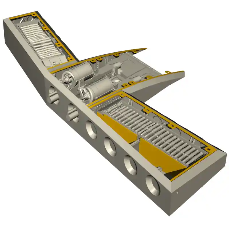 Réduction CMK 129-5109 TEMPEST - ARMAMENT SET FOR STARBOARD SIDE WING FOR SPECIAL HOBBY KIT 1/32
