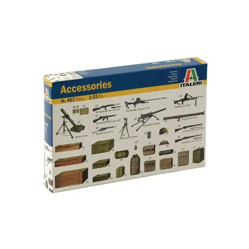 Promotion Saisonnière ITALERI 407 MAQUETTE MILITAIRE ACCESSOIRES 1/35
