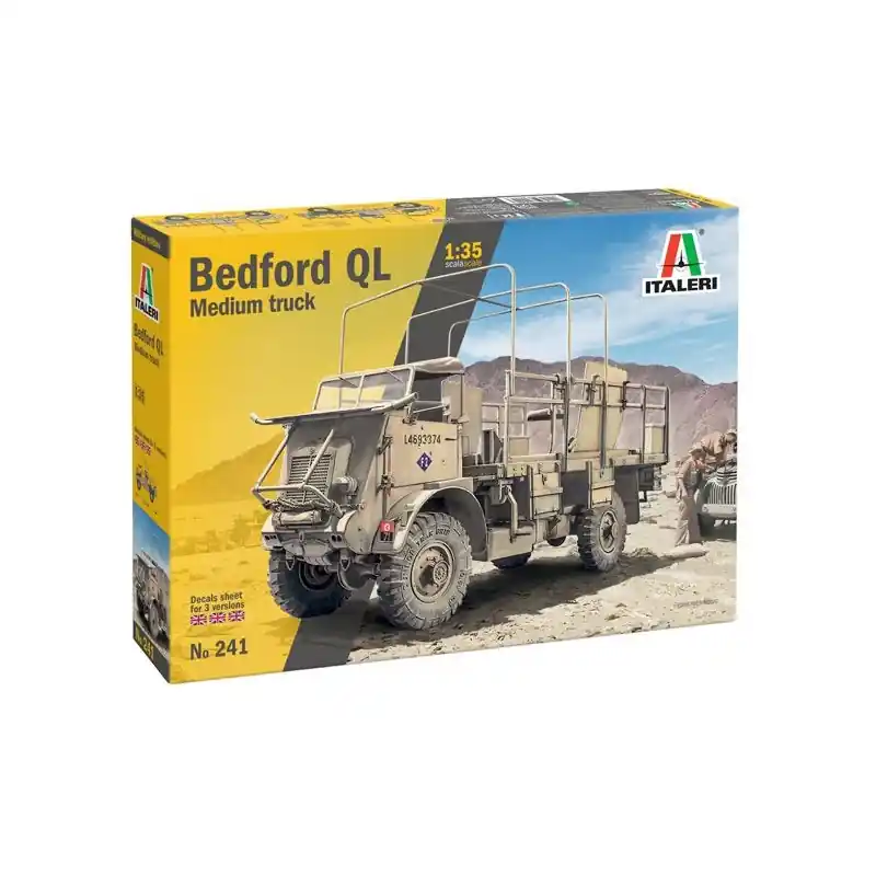Offre Limitée ITALERI 241 MAQUETTE MILITAIRE CAMION MOYEN BEDFORD QL 1/35
