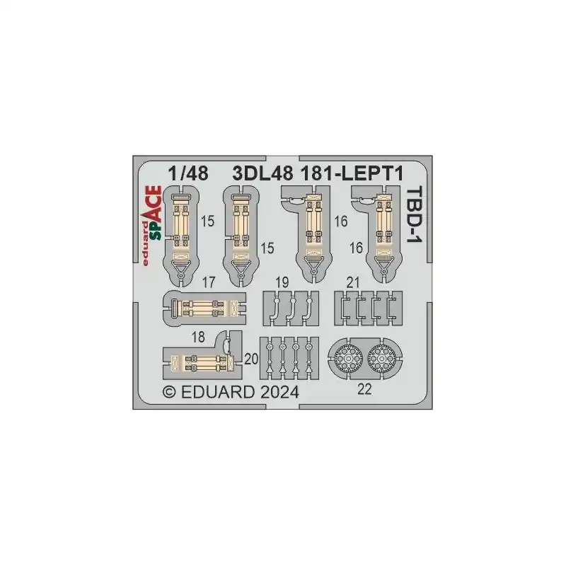 EDUARD 3DL48181 SPACE TBD-1 SPACE 1/48 (HOBBY BOSS) Prix Cassé