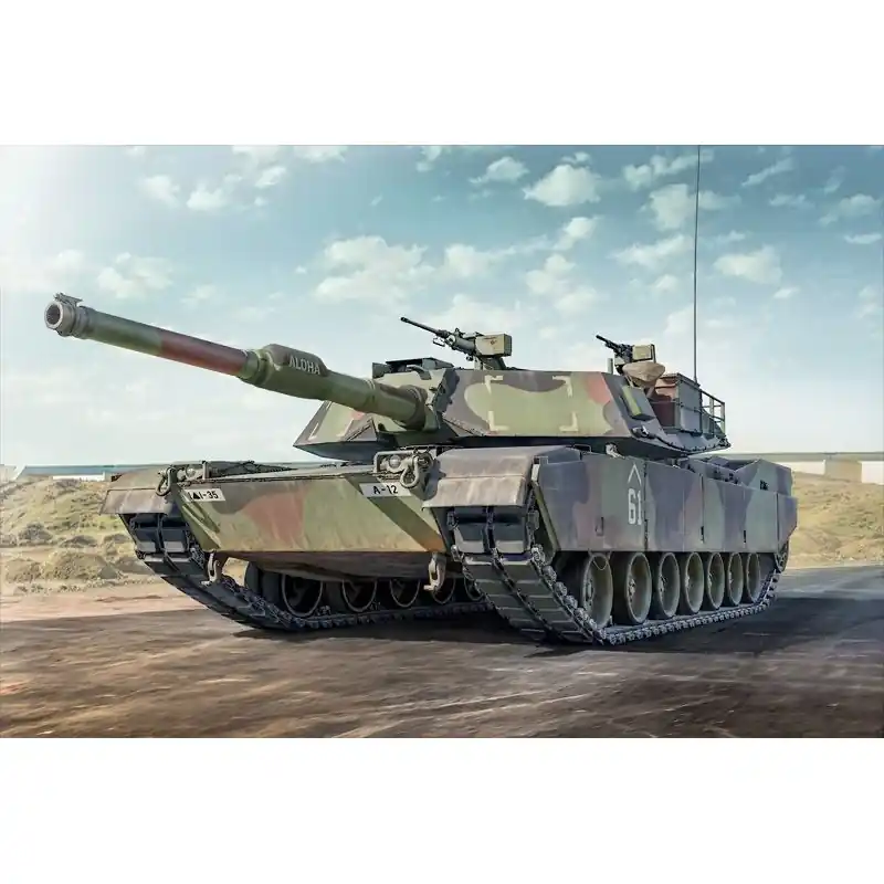 Nouveauté ITALERI 6596 MAQUETTE MILITAIRE CHAR M1A1 ABRAMS 1/35