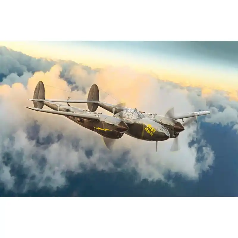 Solde ITALERI 1446 MAQUETTE AVION P-38J LIGHTNING 1/72