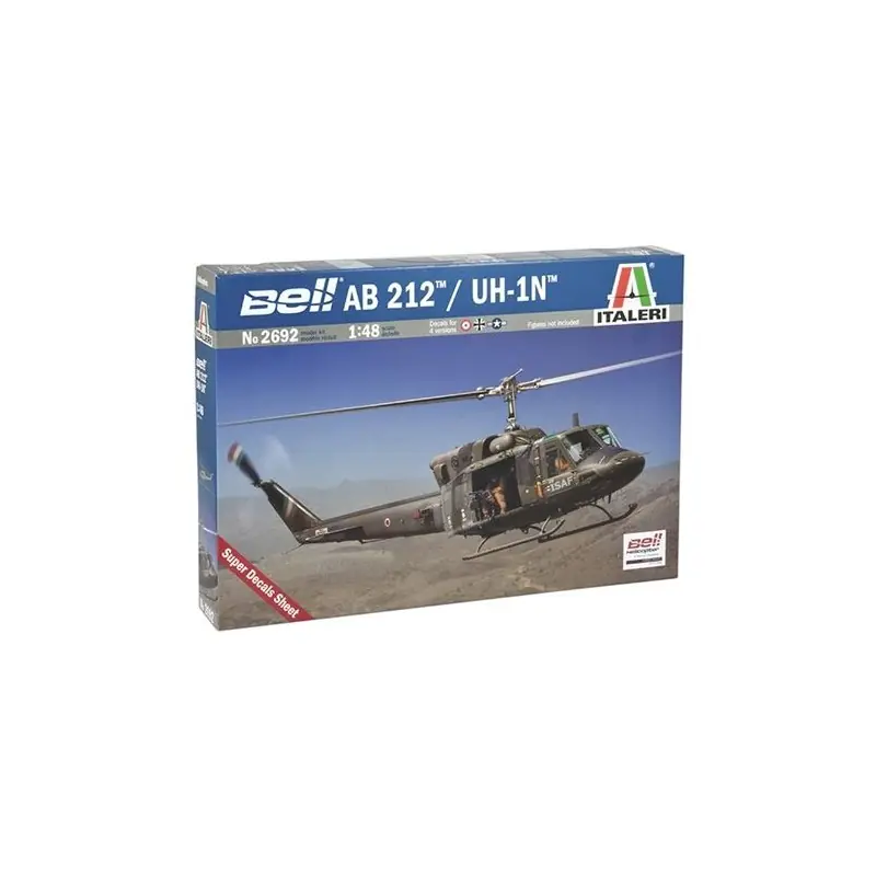 ITALERI 2692 MAQUETTE HÉLICOPTÈRE BELL AB 212 / UH 1N 1/48 Seulement Aujourd'hui