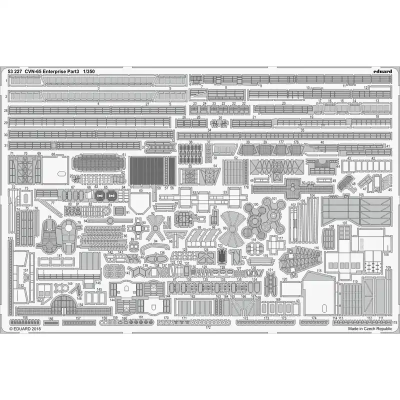 Dernière Chance EDUARD 53227 CVN-65 ENTERPRISE PT.30 (TAMIYA) 1/350