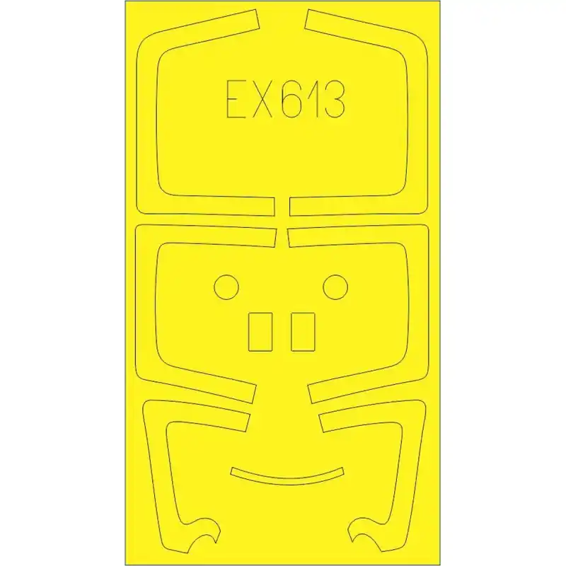 EDUARD EX613 MASK SUKHOI SU-27UB TRUMPETER 1/48 Dernière Chance