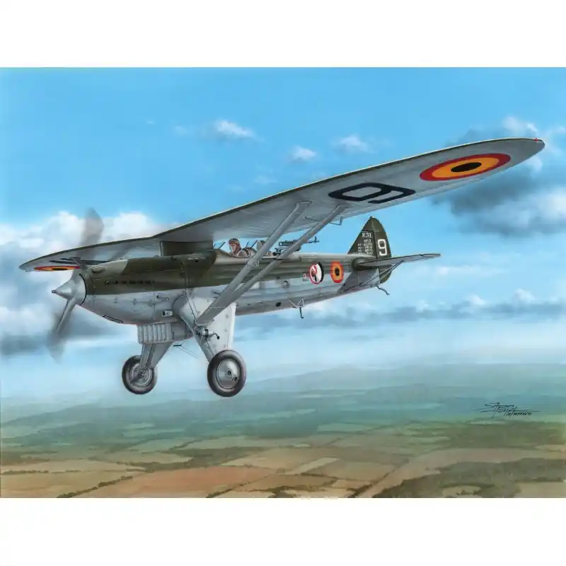 Promotion FRROM 039 MAQUETTE AVION MILITAIRE RENARD R-31 BELGIUM 1/72