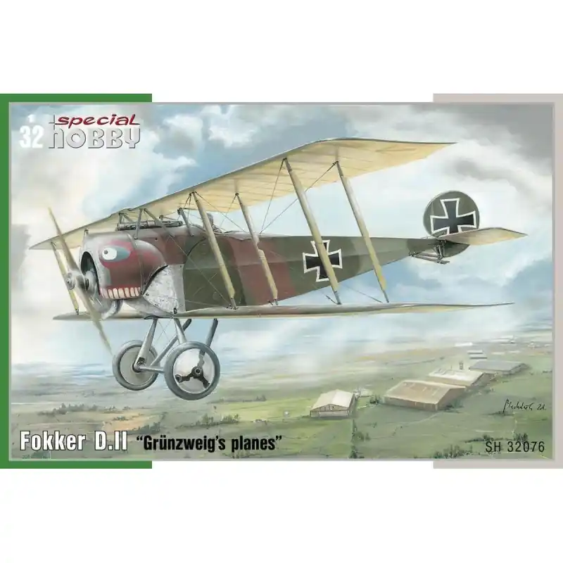 Prix Réduit SPECIAL HOBBY 32076 MAQUETTE FOKKER D.II "GRÜNZWEIG`S PLANES" 1/32