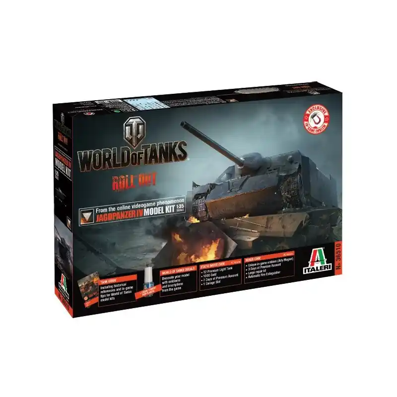 Expédié Aujourd'hui ITALERI 36510 MAQUETTE MILITAIRE CHAR JAGDPANZER IV 1/35