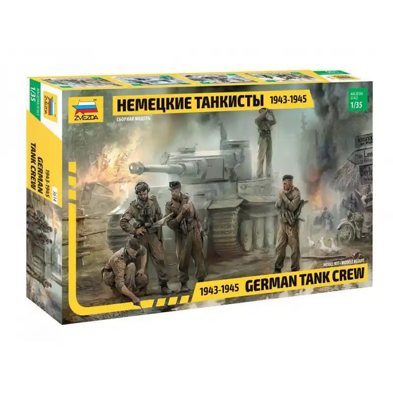 ZVEZDA 3614 MAQUETTE FIGURINES TANKISTES ALLEMANDS WWII 1/35 Prix Bas