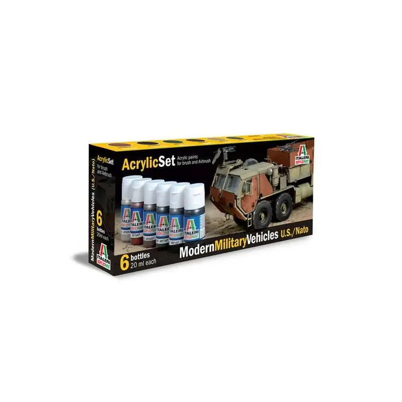 Top Vente ITALERI 442 SET PEINTURES MAQUETTE ARMEE US/OTAN