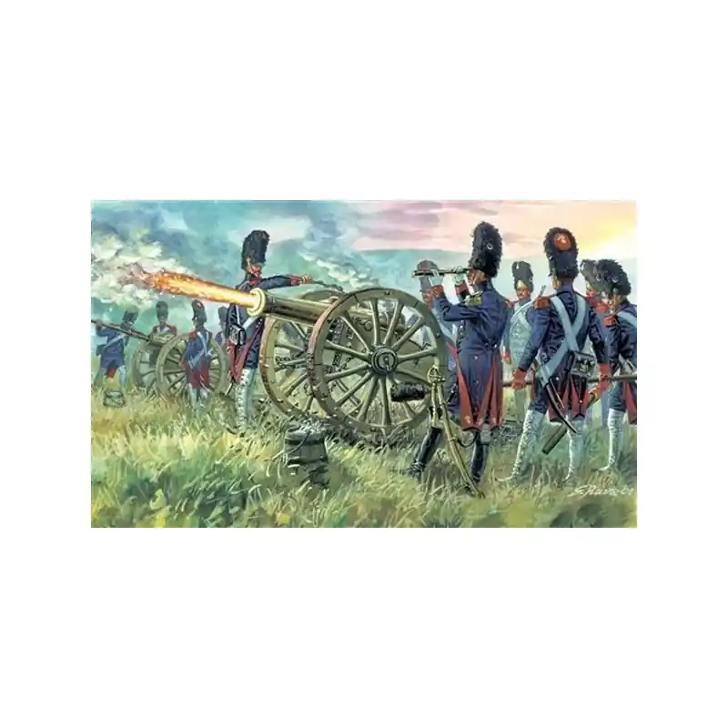 Certifié ITALERI 6135 MAQUETTE FIGURINES HISTORIQUE ARTILLERIE DE LA GARDE IMPERIALE FRANÇAISE 1/72