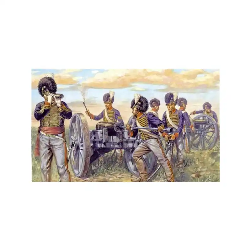 Certifié ITALERI 6041 MAQUETTE FIGURINES HISTORIQUE ARTILLERIE BRITANNIQUE 1/72