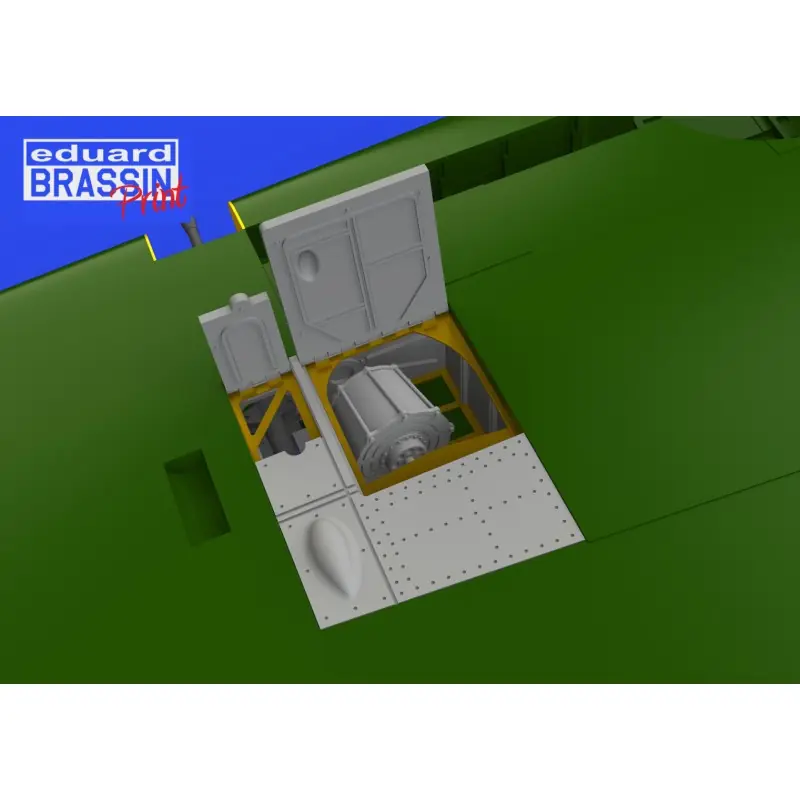 Haute Qualité EDUARD 648771 BRASSIN A6M2 GUN BAYS PRINT (FOR EDUARD KIT) 1/48