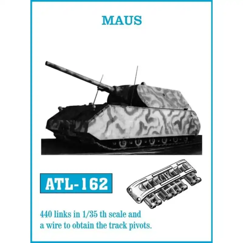 FRIULMODEL ATL-162 ACCESSOIRE MAQUETTE TRACKS FOR MAUS 1/35 Prix Cassé