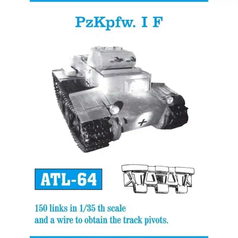 FRIULMODEL ATL-064 ACCESSOIRE MAQUETTE TRACKS FOR PZKPFW. I F 1/35 Réduction